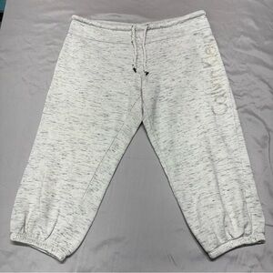 Calvin Klein Women's Cropped Sweatpants With Drawstring Waist Size M